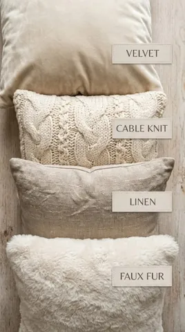 Stacked neutral cushions